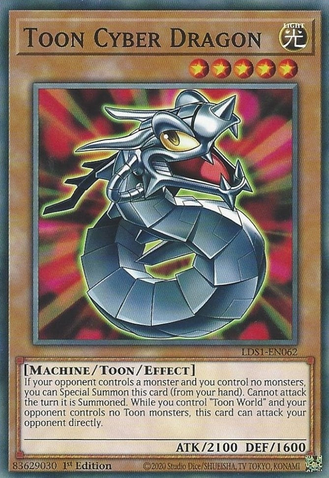 Image for Toon Cyber Dragon (LDS1-EN062) (LDS1) - YuGiOh