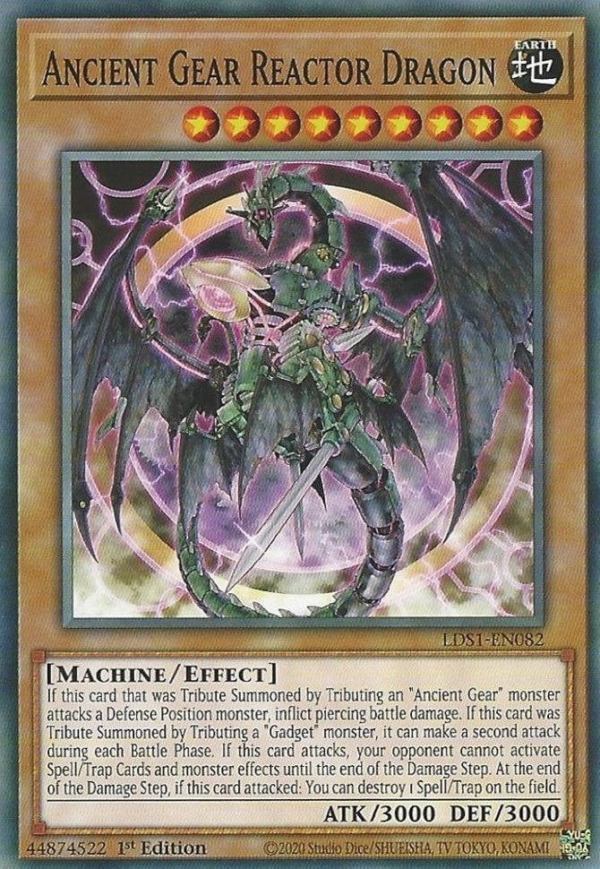 Image for Ancient Gear Reactor Dragon (LDS1-EN082) (LDS1) - YuGiOh