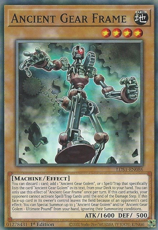 Image for Ancient Gear Frame (LDS1-EN086) (LDS1) - YuGiOh