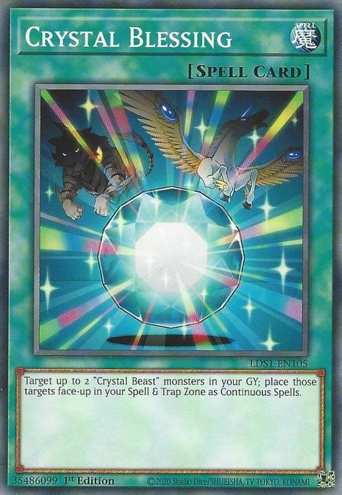 Image for Crystal Blessing (LDS1-EN105) (LDS1) - YuGiOh