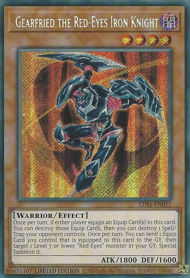 Image for Gearfried the Red-Eyes Iron Knight (LDS1-EN011) (LDS1) - YuGiOh