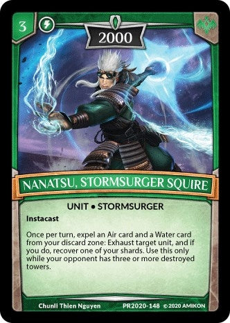 Image for Nanatsu, Stormsurger Squire (PR2020-148) (Argent Saga Promos) - Argent Saga TCG