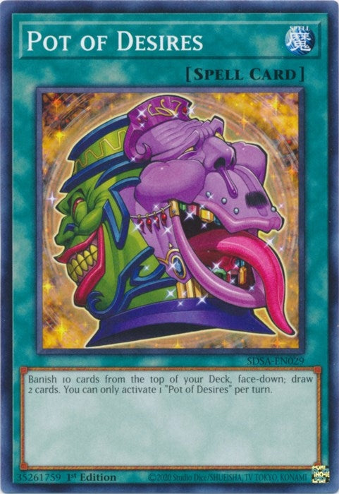 Image for Pot of Desires (SDSA-EN029) (SDSA) - YuGiOh