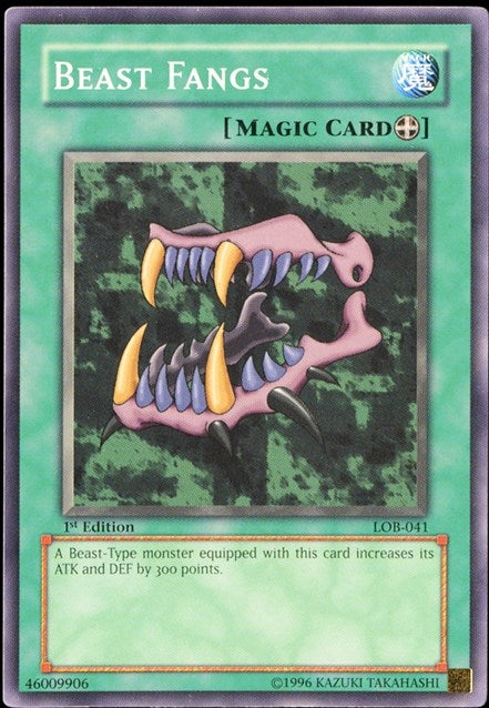 Image for Beast Fangs (LOB-041) (LOB) - YuGiOh