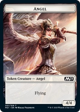 Image for Angel // Weird Double-Sided Token (1 // 13) (Core Set 2021) - Magic: The Gathering