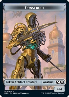 Image for Construct // Soldier Double-Sided Token (14 // 5) (Core Set 2021) - Magic: The Gathering