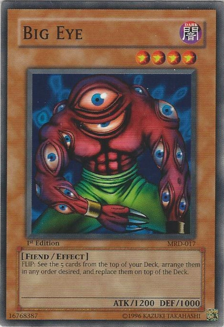 Image for Big Eye (MRD-017) (MRD) - YuGiOh