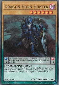 Image for Dragon Horn Hunter (DEM3-EN002) (DEM3) - YuGiOh