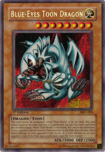 Image for Blue-Eyes Toon Dragon (MRL-000) (MRL-EN) - YuGiOh