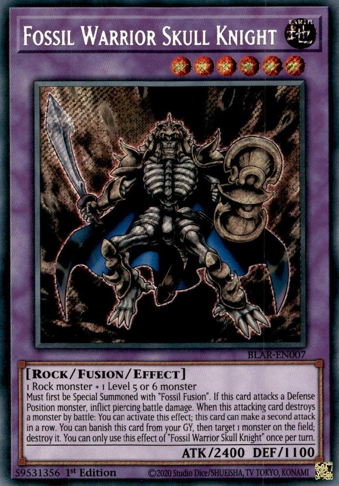 Image for Fossil Warrior Skull Knight (BLAR-EN007) (BLAR) - YuGiOh