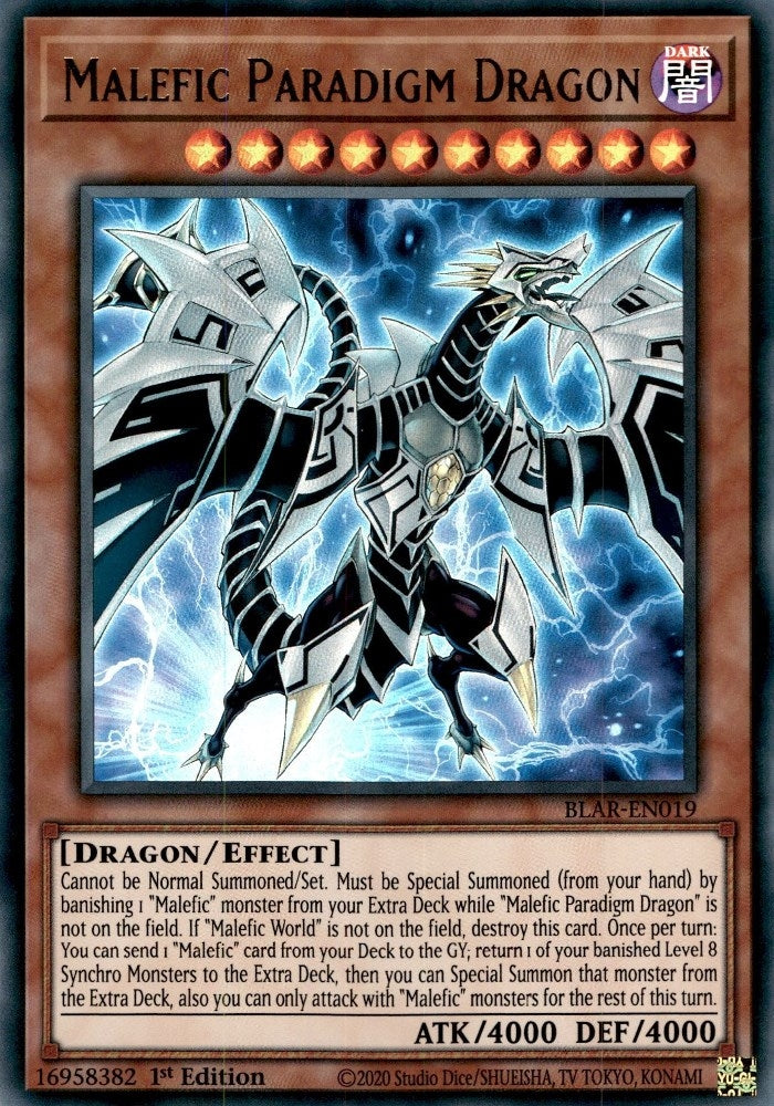 Image for Malefic Paradigm Dragon (BLAR-EN019) (BLAR) - YuGiOh