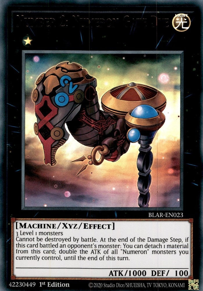 Image for Number 2: Numeron Gate Dve (BLAR-EN023) (BLAR) - YuGiOh