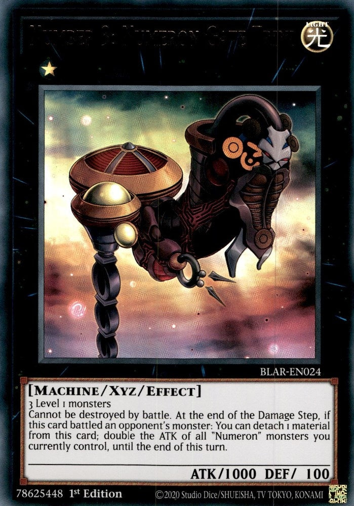 Image for Number 3: Numeron Gate Trini (BLAR-EN024) (BLAR) - YuGiOh
