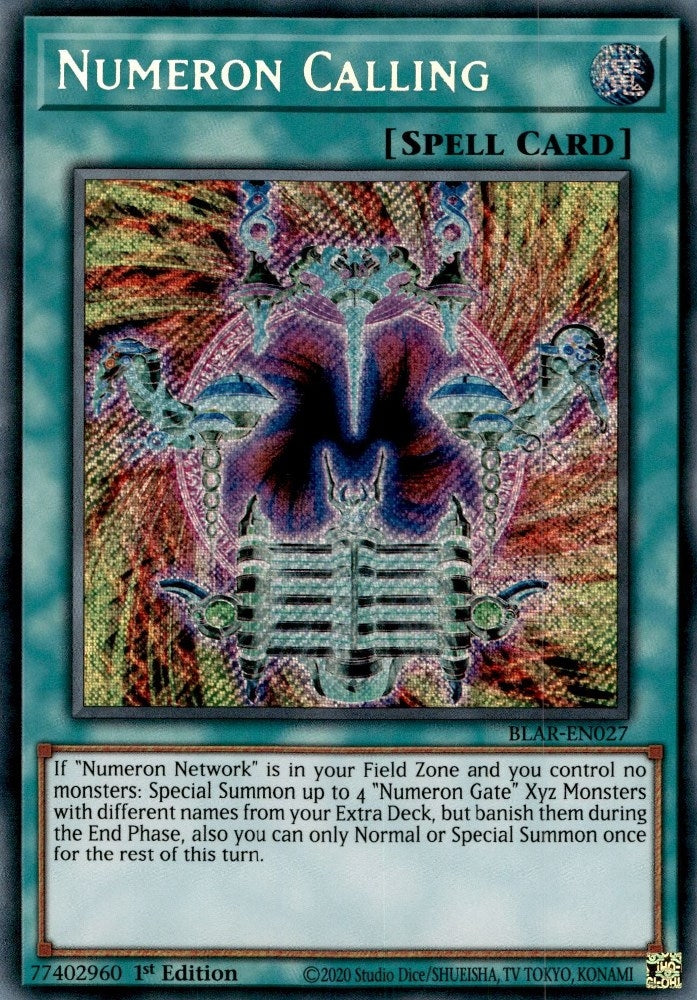 Image for Numeron Calling (BLAR-EN027) (BLAR) - YuGiOh