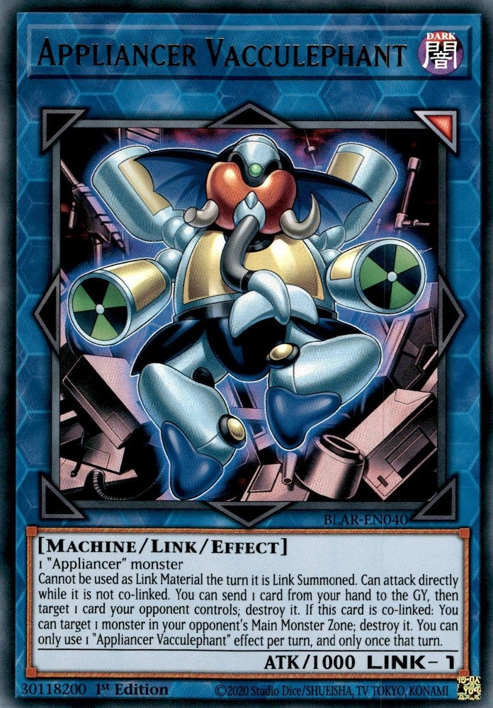 Image for Appliancer Vacculephant (BLAR-EN040) (BLAR) - YuGiOh