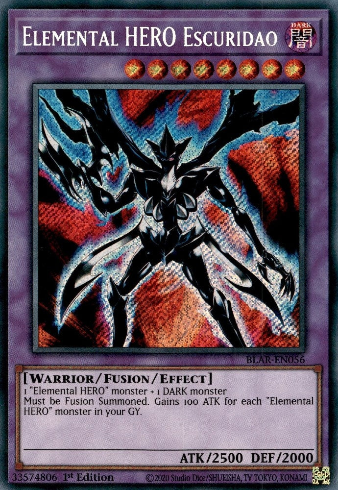 Image for Elemental HERO Escuridao (BLAR-EN056) (BLAR) - YuGiOh
