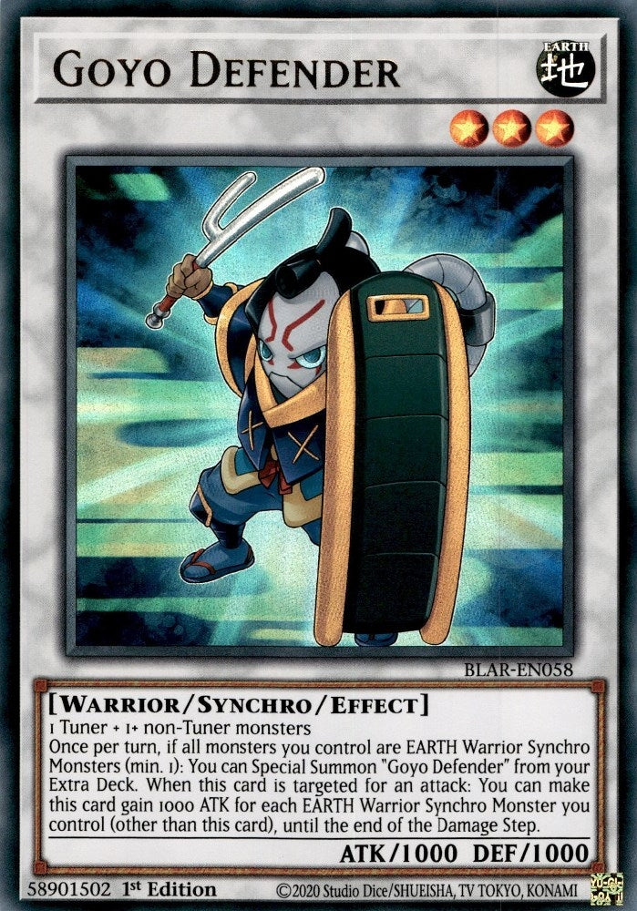 Image for Goyo Defender (BLAR-EN058) (BLAR) - YuGiOh