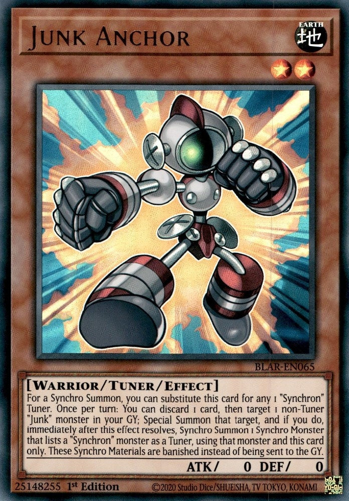 Image for Junk Anchor (BLAR-EN065) (BLAR) - YuGiOh