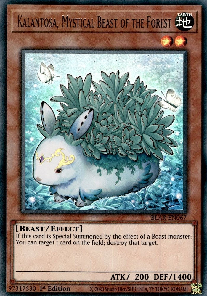 Image for Kalantosa, Mystical Beast of the Forest (BLAR-EN067) (BLAR) - YuGiOh