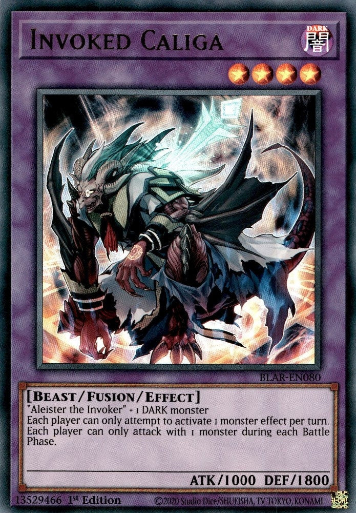 Image for Invoked Caliga (BLAR-EN080) (BLAR) - YuGiOh