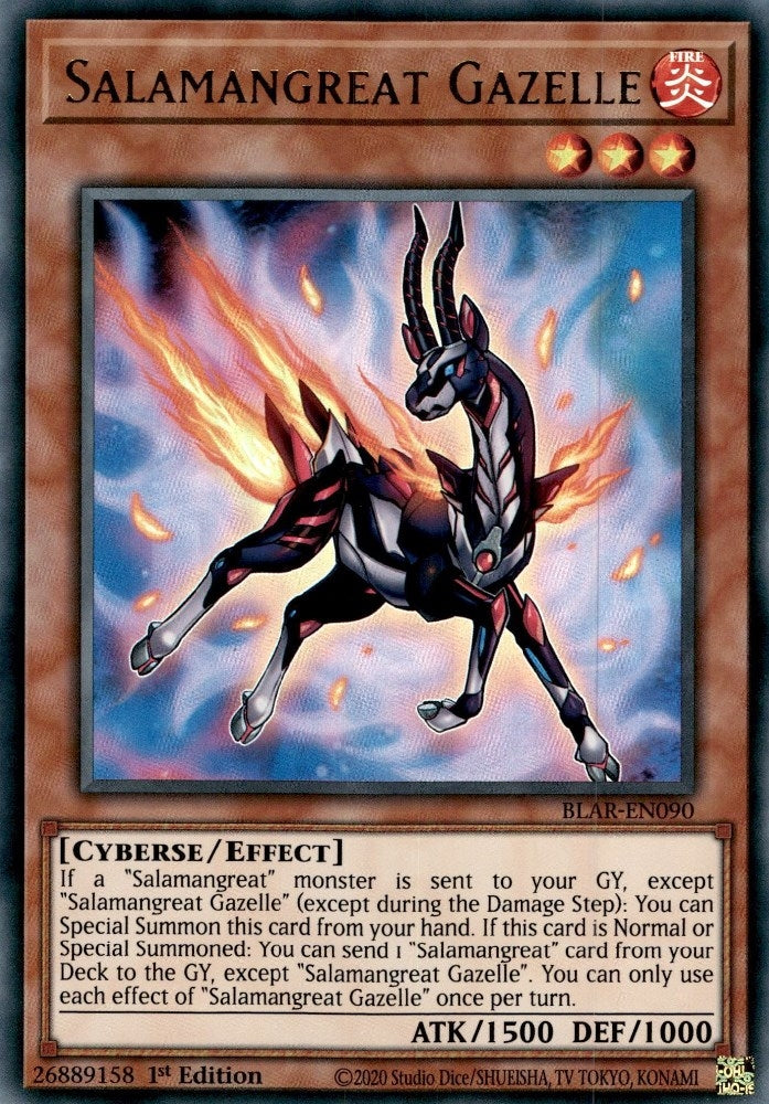 Image for Salamangreat Gazelle (BLAR-EN090) (BLAR) - YuGiOh