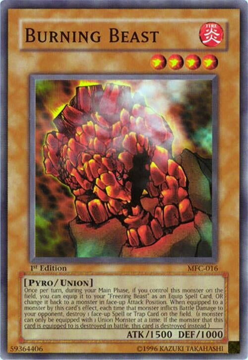 Image for Burning Beast (MFC-016) (MFC) - YuGiOh