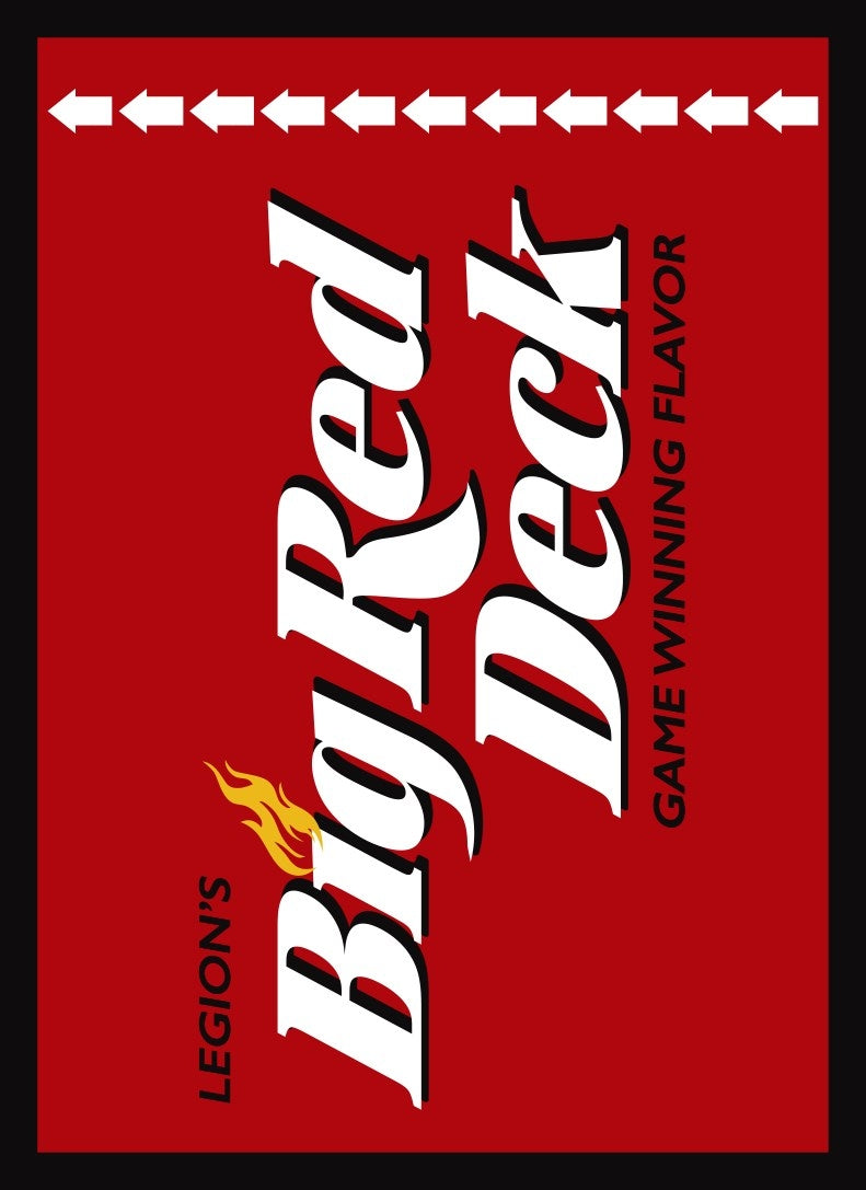 Image for Double Matte Art Sleeve - Big Red Deck (50-Pack) - Card Sleeves