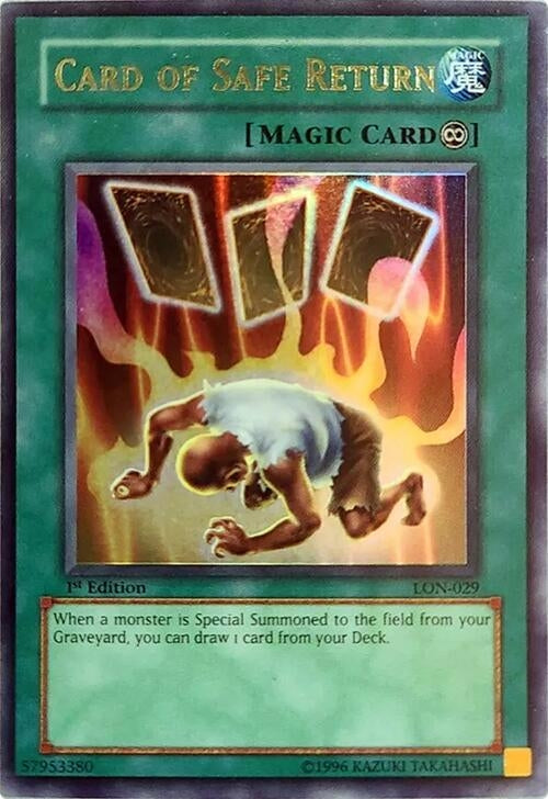 Image for Card of Safe Return (LON-029) (LON) - YuGiOh