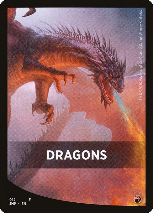 Image for Dragons Theme Card (12) (Jumpstart) - Magic: The Gathering