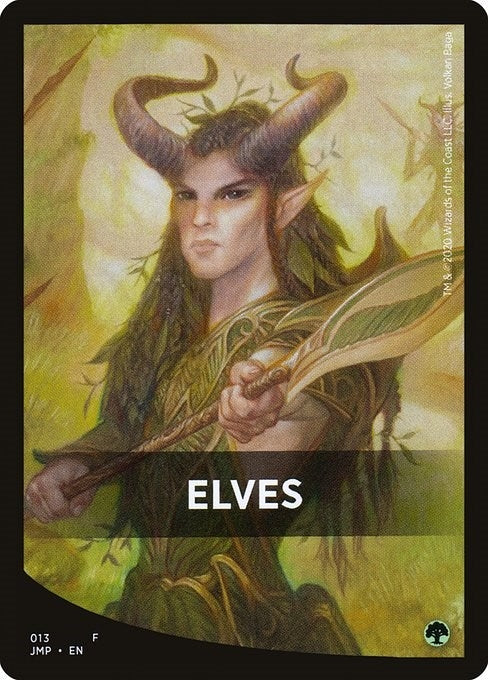 Image for Elves Theme Card (13) (Jumpstart) - Magic: The Gathering