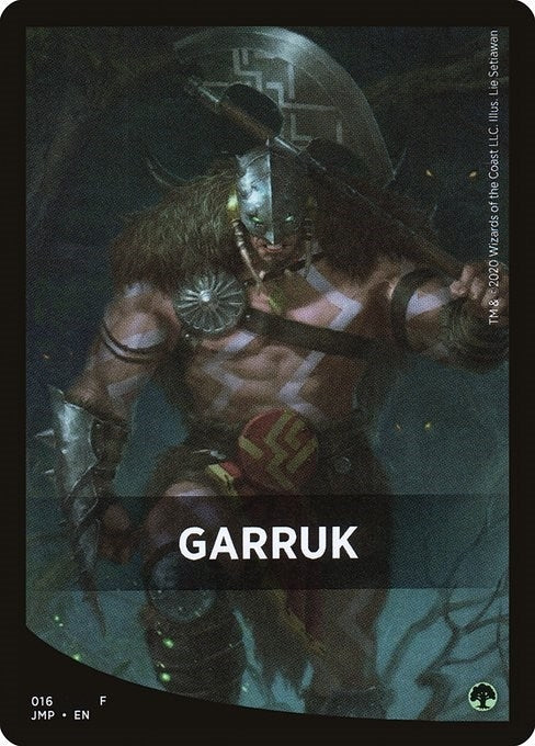 Image for Garruk Theme Card (16) (Jumpstart) - Magic: The Gathering