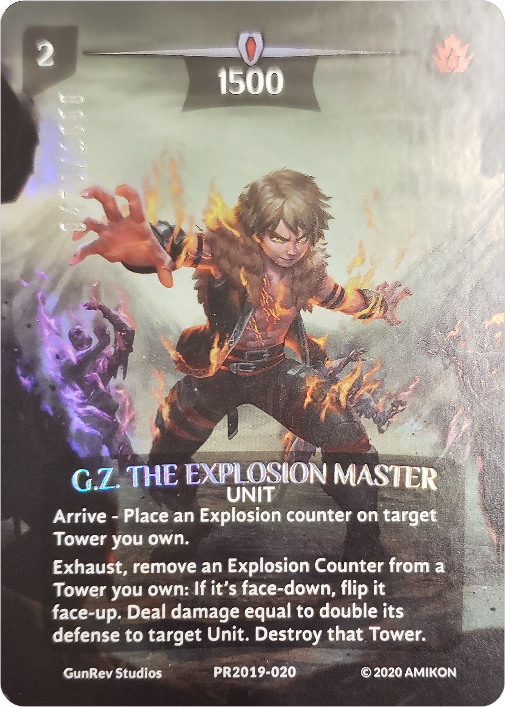 Image for G.Z. the Explosion Master (Serial Numbered) (PR2019-020) (Argent Saga Promos) - Argent Saga TCG