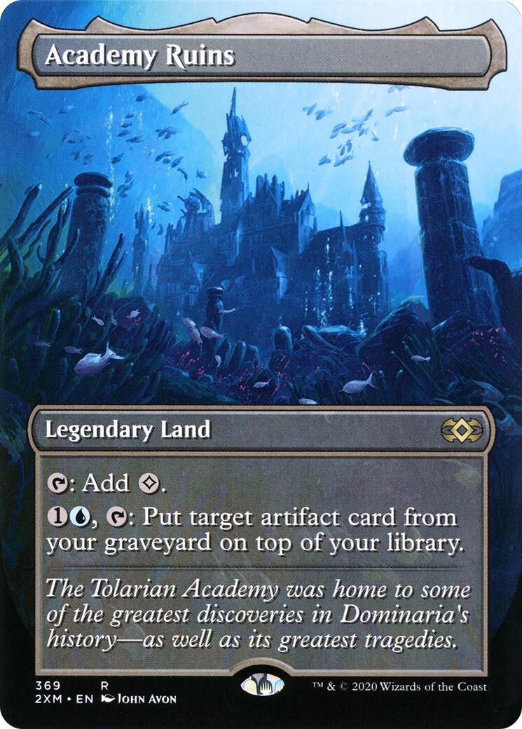 Image for Academy Ruins (Borderless) (369) (Double Masters) - Magic: The Gathering