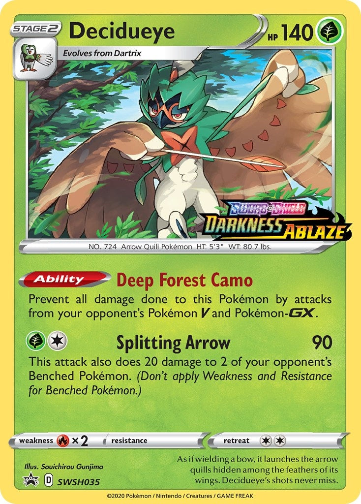 Image for Decidueye - SWSH035 (Prerelease) (SWSH035) (SWSD) - Pokemon