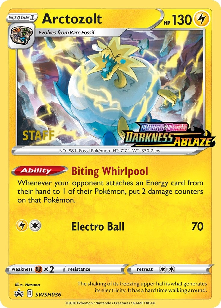 Image for Arctozolt - SWSH036 (Prerelease) [Staff] (SWSH036) (SWSD) - Pokemon