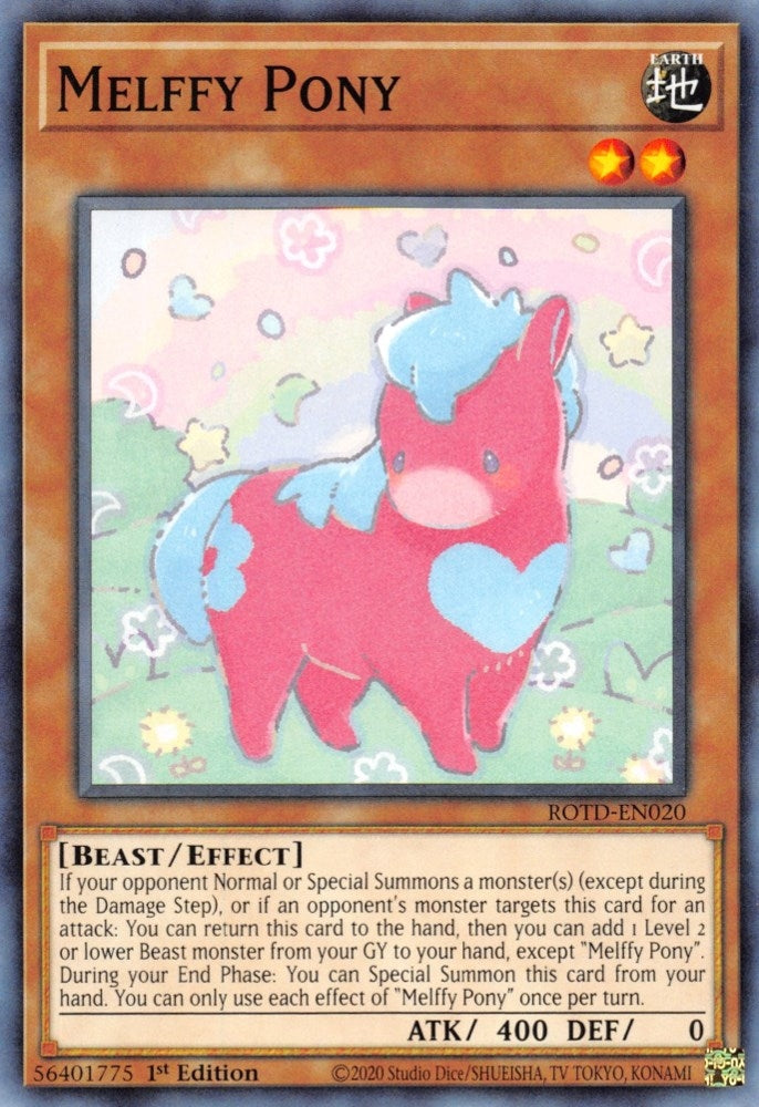 Image for Melffy Pony (ROTD-EN020) (ROTD) - YuGiOh