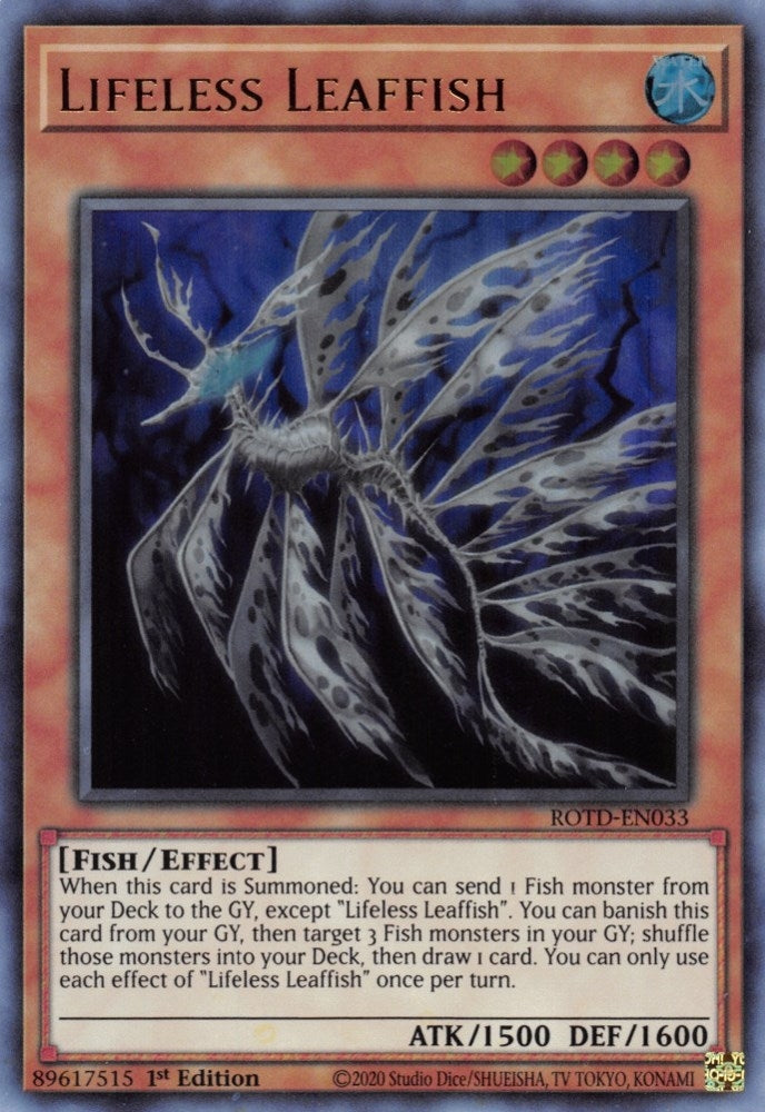 Image for Lifeless Leaffish (ROTD-EN033) (ROTD) - YuGiOh