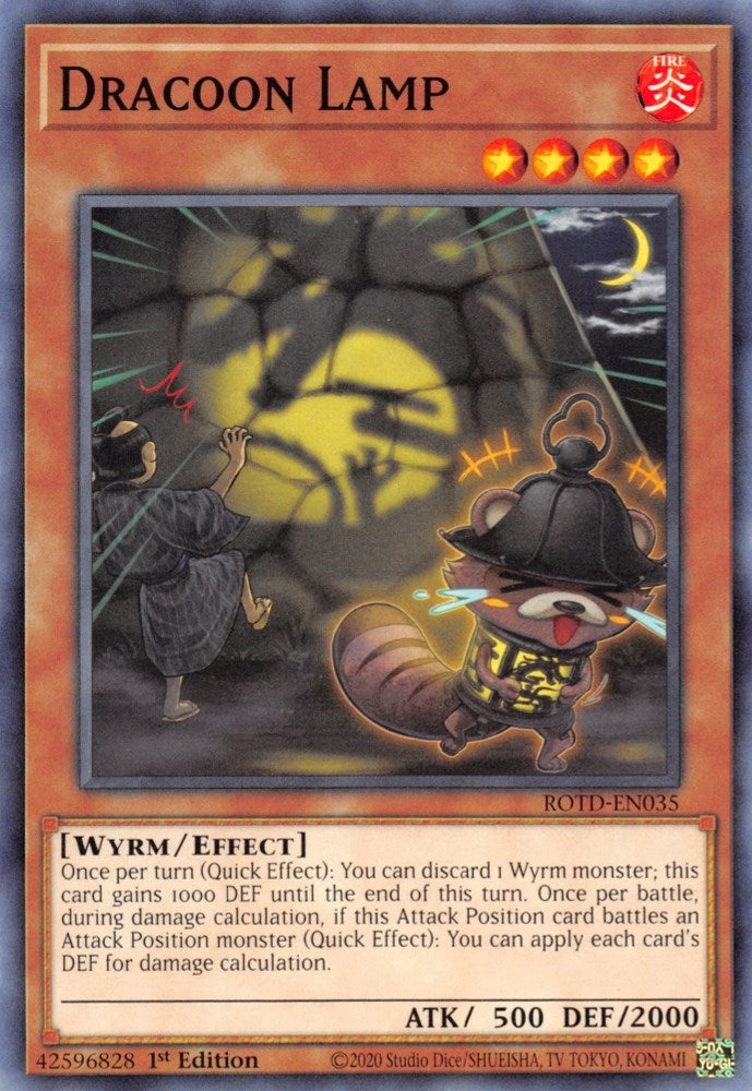 Image for Dracoon Lamp (ROTD-EN035) (ROTD) - YuGiOh