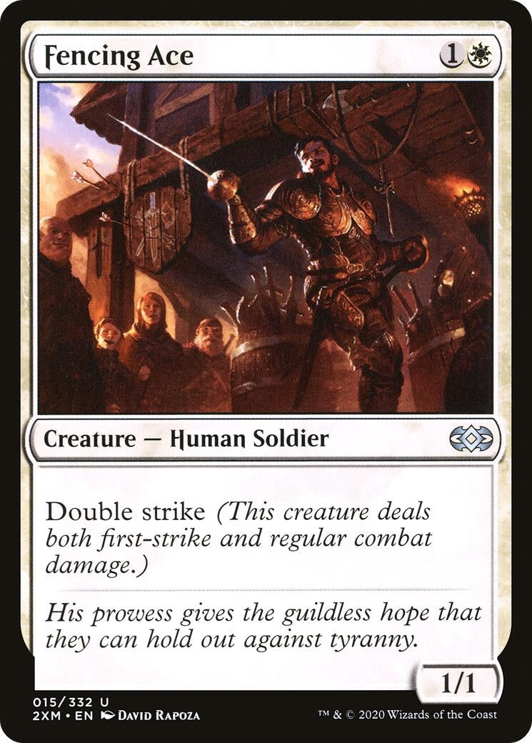 Image for Fencing Ace (15) (Double Masters) - Magic: The Gathering