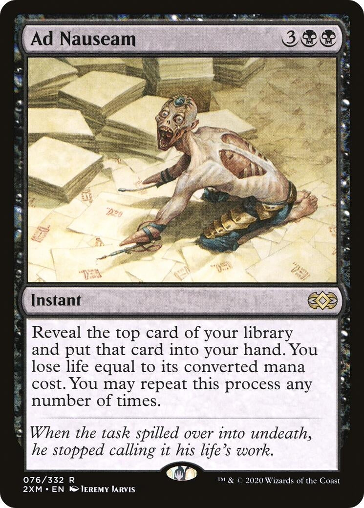Image for Ad Nauseam (76) (Double Masters) - Magic: The Gathering