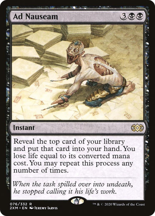 Image for Ad Nauseam (76) (Double Masters) - Magic: The Gathering