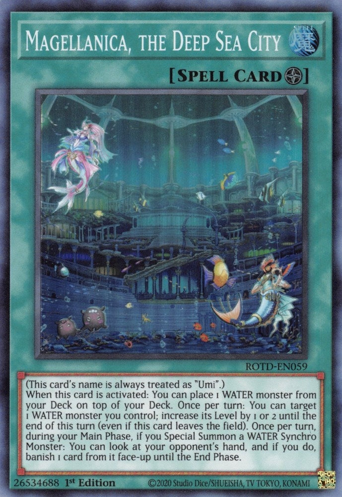 Image for Magellanica, the Deep Sea City (ROTD-EN059) (ROTD) - YuGiOh