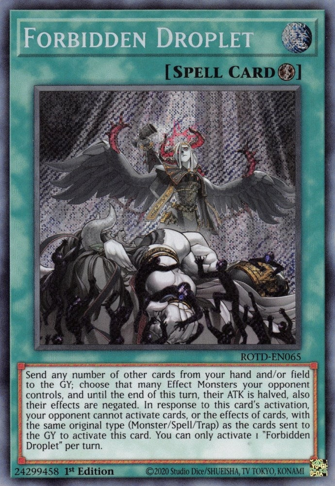Image for Forbidden Droplet (ROTD-EN065) (ROTD) - YuGiOh
