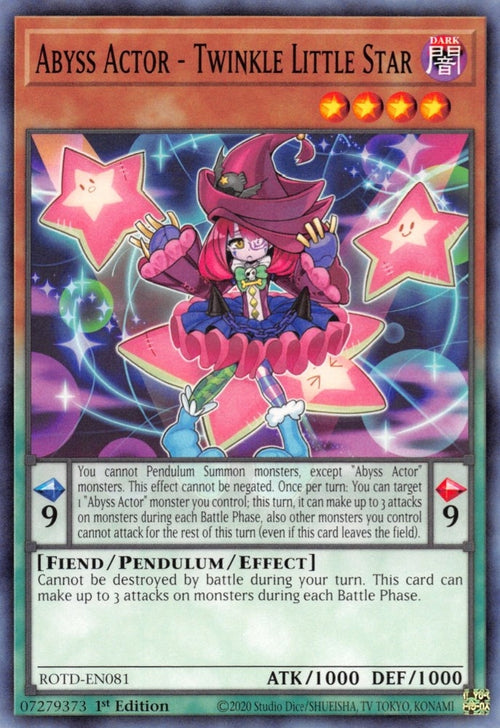 Image for Abyss Actor - Twinkle Little Star (ROTD-EN081) (ROTD) - YuGiOh