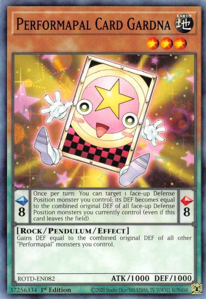 Image for Performapal Card Gardna (ROTD-EN082) (ROTD) - YuGiOh