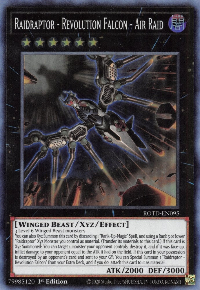 Image for Raidraptor - Revolution Falcon - Air Raid (ROTD-EN095) (ROTD) - YuGiOh