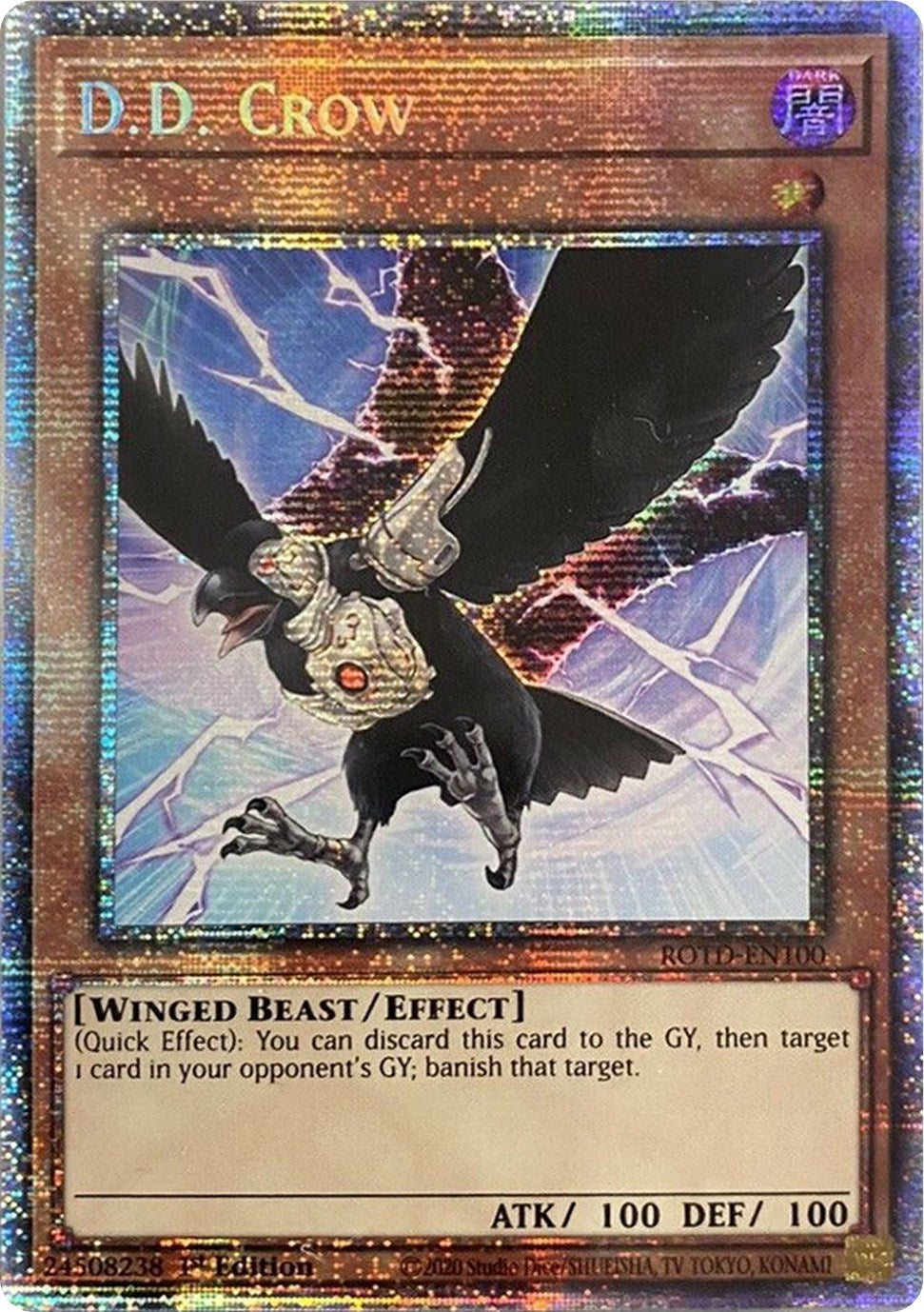 Image for D.D. Crow (Starlight Rare) (ROTD-EN100) (ROTD) - YuGiOh