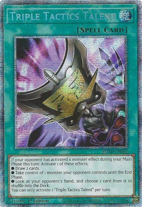 Image for Triple Tactics Talent (Starlight Rare) (ROTD-EN062) (ROTD) - YuGiOh