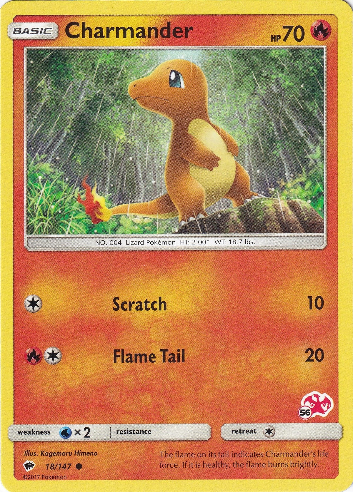 Image for Charmander - 18/147 (#56 Charizard Stamped) (018/147) (BTA) - Pokemon