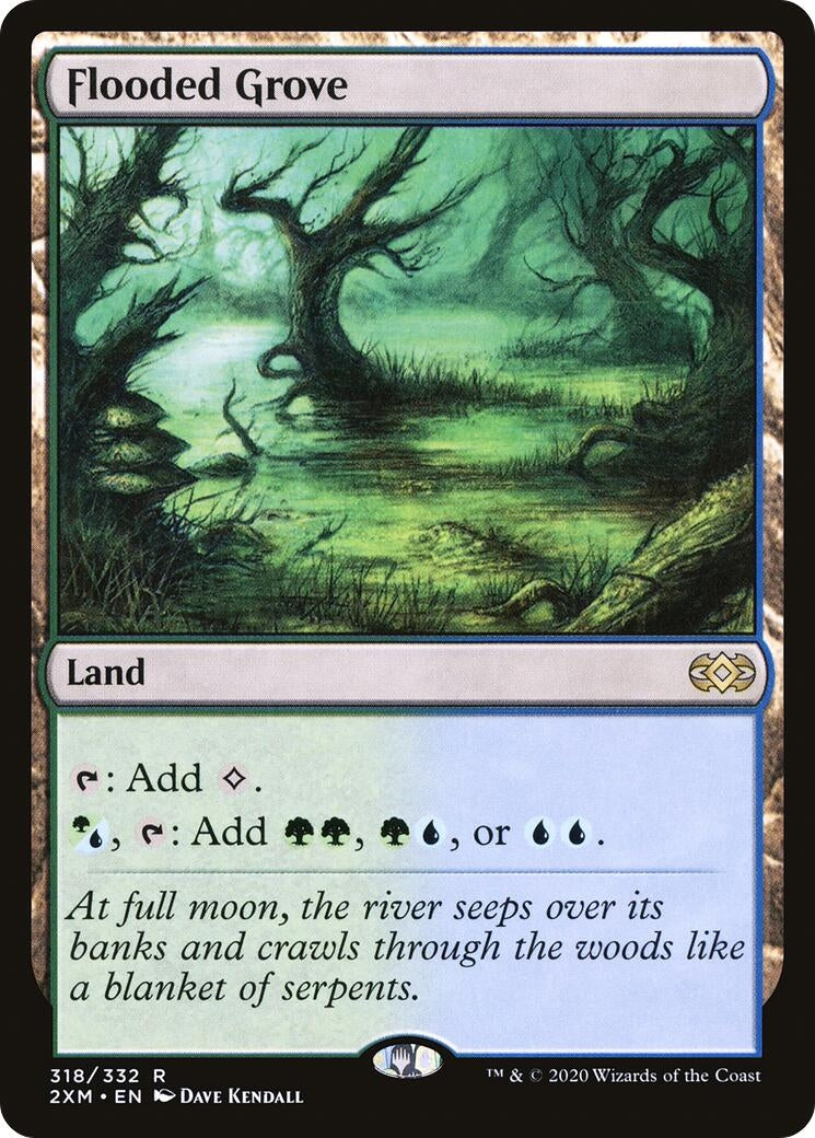 Image for Flooded Grove (318) (Double Masters) - Magic: The Gathering